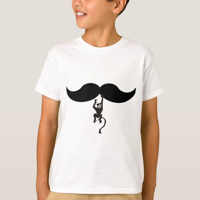 Camiseta bigode do macaco (Frente)