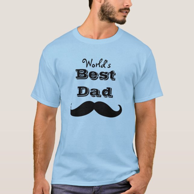 Camiseta Bigode do pai do mundo o melhor (Frente)
