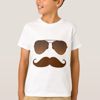 Camiseta Bigode dos óculos de sol