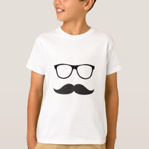 Camiseta Bigode e vidros