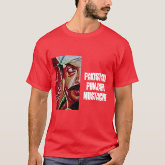 Camiseta Bigode paquistanês do Punjabi