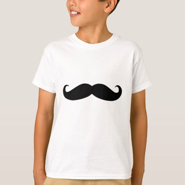 Camiseta bigode preto ou bigode preto para presentes divert (Frente)