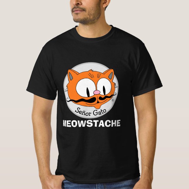 Camiseta BIGODEDO GATO Senhor Gato Engraçado (Frente)