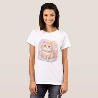 Camiseta Bigodes & Desejos | Adorável Arte de Gatinhos Past