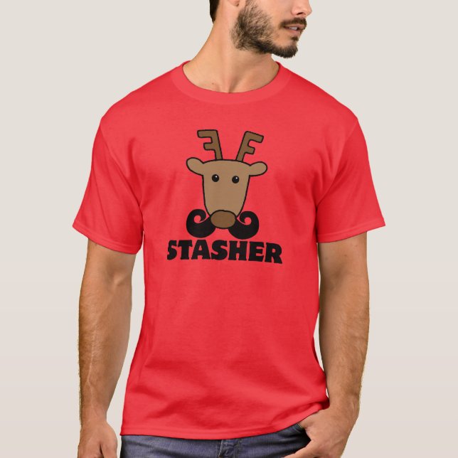 Camiseta biguode dasher stasher reno (Frente)