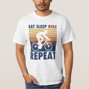 Camiseta Bike Come Sleep Bike Repete Dizendo Presente De Bi
