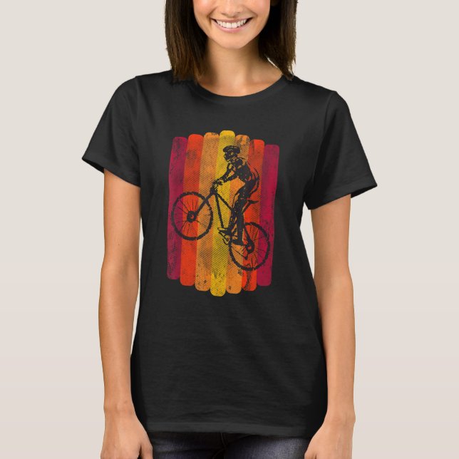 Camiseta Bike de Montanha MTB Retro (Frente)