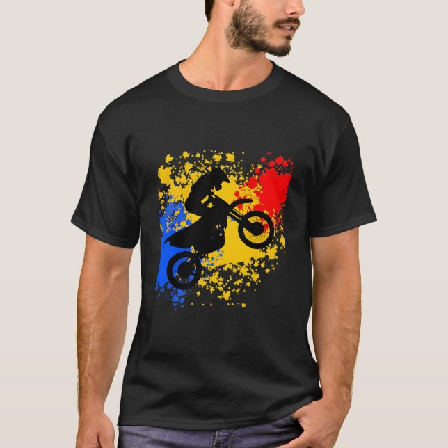 Camiseta Bike Dirt Bike Motocross Mx (Frente)
