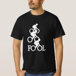 Camiseta Bike Fool - Presente do ventilador do ciclista