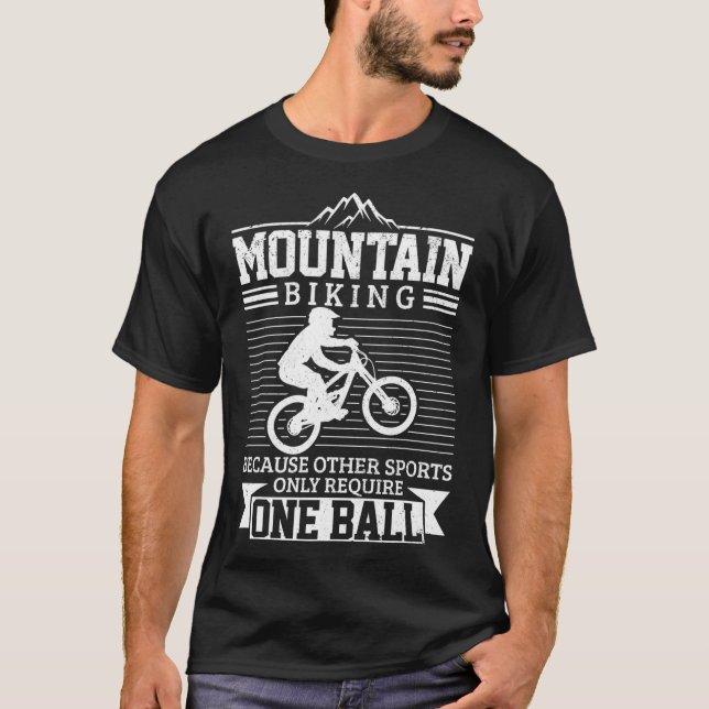 Camiseta Bike Montanha MTB Descida Bife Funny Mountain B (Frente)