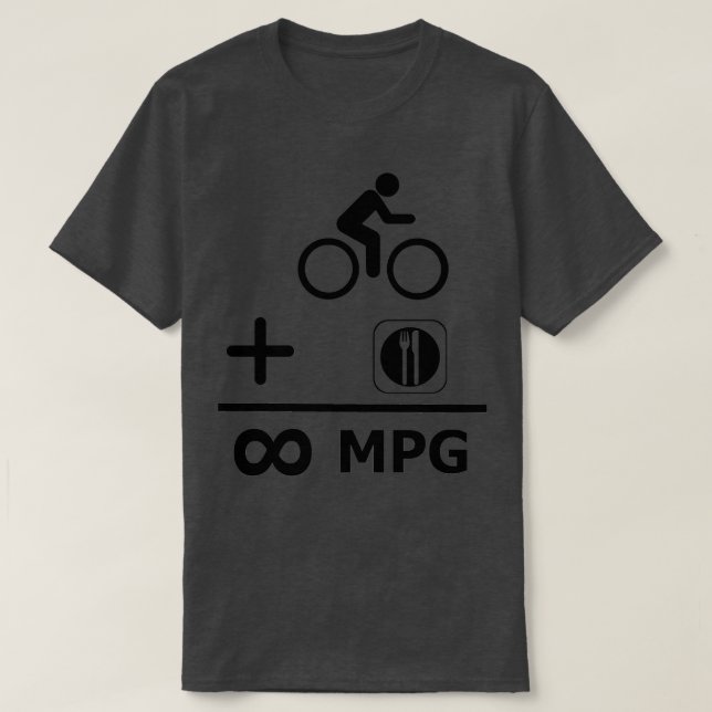 Camiseta Bike plus food infinite MPG (Frente do Design)