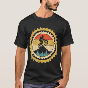 Camiseta Bike-Retro-Descida Vintage Mountain