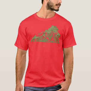 Camiseta Bike Virginia State Outline Mountain Biking VA Bik