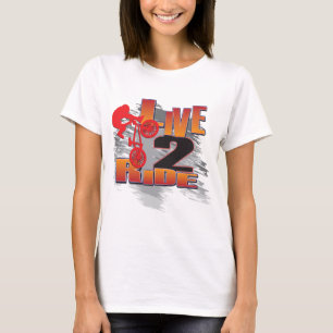 Camiseta Biker BMX ao Vivo do Ride 2