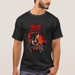 Camiseta Biker Brotherhood Open Road Iron Horse Rider