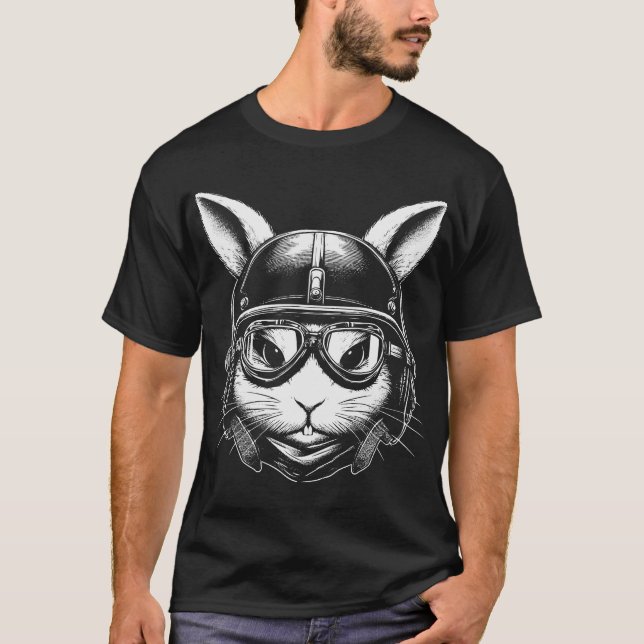 Camiseta Biker Bunny (Frente)