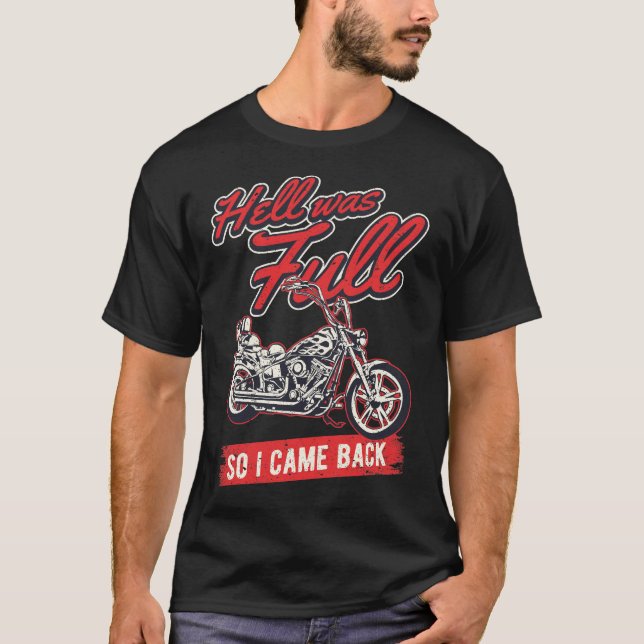 Camiseta Biker cita o curioso motociclista dizendo (Frente)