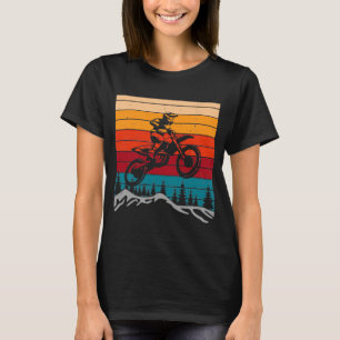 Camiseta Biker de Sujeira Gráfica Retroativa Enduro Motocro