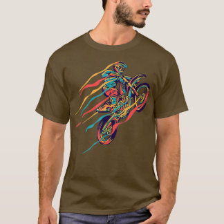 Camiseta Biker Dirt Motocross Helmet Bike