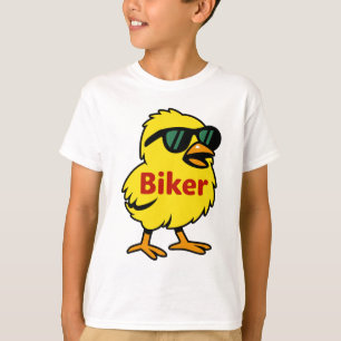 Camiseta Biker do Pintinho de motocicleta
