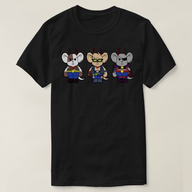 Camiseta Biker Mice De Mars Chibi (Frente do Design)