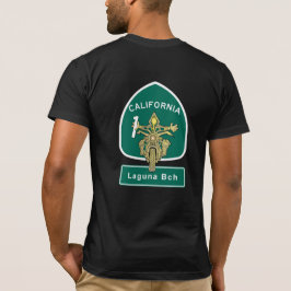 Camiseta Biker na orla do Pacífico na praia de Laguna