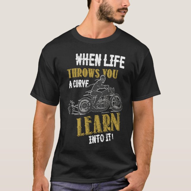 Camiseta Biker Quotes Sarcastic Motorcycle Rider Grandpa Da (Frente)