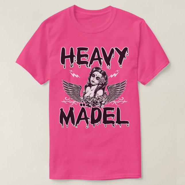 Camiseta Biker Rocker Heavy Rock Punk Duro Girl Metal 2 (Frente do Design)