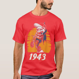 Camiseta Biker Skull Cyclist Skeleton Cycling Mountain Biki