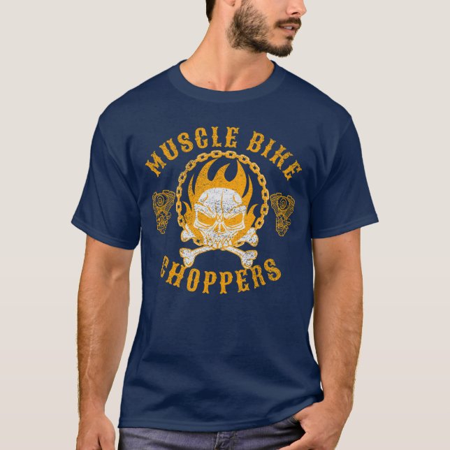 Camiseta Biker T-Shirt Muscle Choppers (Frente)