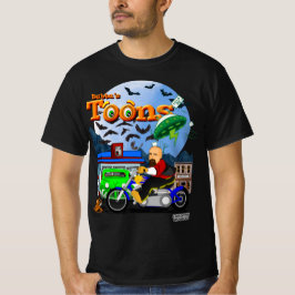 Camiseta Biker Tee do Cartoon de Bubba