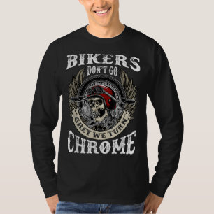Camiseta Bikers Não Vão Cinzas Nós Viramos Capacete Crânio 