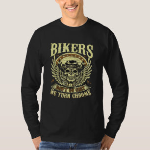 Camiseta Bikers Não Vão Cinzas Que Transformamos Cromo Crân