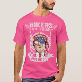 Camiseta Bikers Para Trump