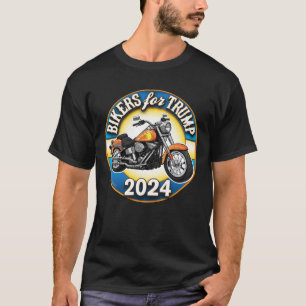 Camiseta Bikers Para Trump 2024 - Ciclismo Patriótico