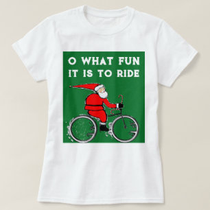 Camiseta Biking Christmas Gear