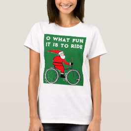 Camiseta Biking Christmas Gear