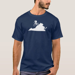 Camiseta Biking da montanha de Virgínia