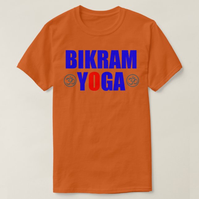 Camiseta Bikram Yoga dá presentes Bikram Yoga professor dá  (Frente do Design)