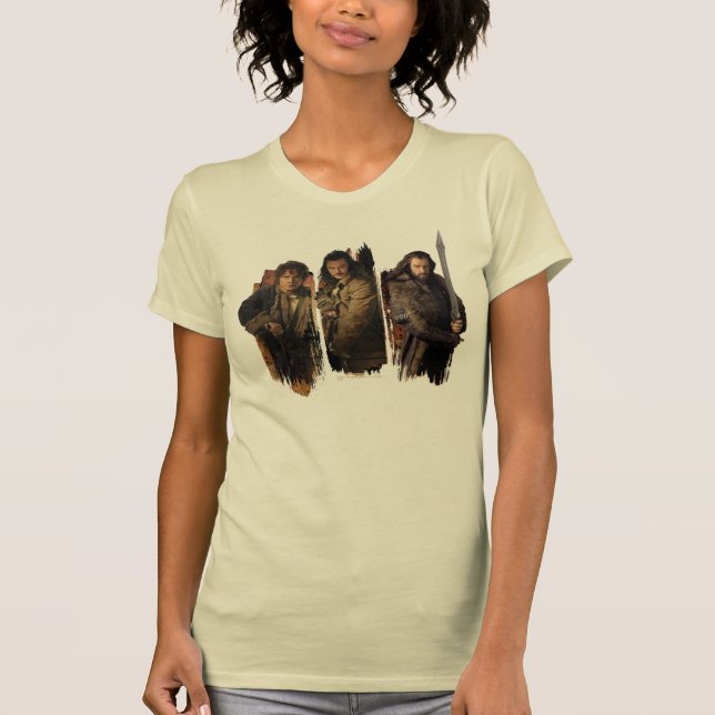 Camiseta BILBO BAGGINS™, Bard e Thorin Graphic (Frente)