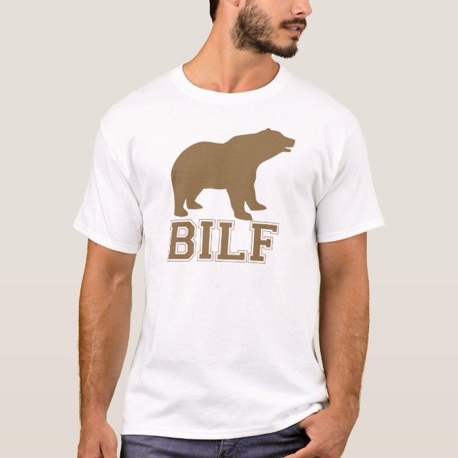 CAMISETA BILF MARROM (Frente)