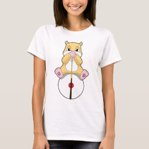 Camiseta Bilhar de Hamster Esportes de Taco