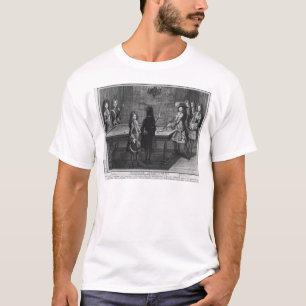 Camiseta Bilhar de jogo de Louis XIV com seu irmão