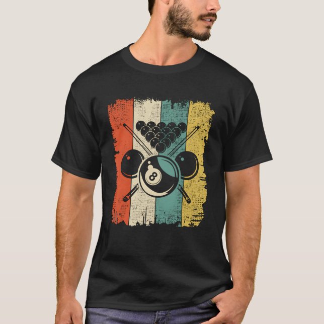 Camiseta Bilhar Pool Bilhar Equipa (Frente)