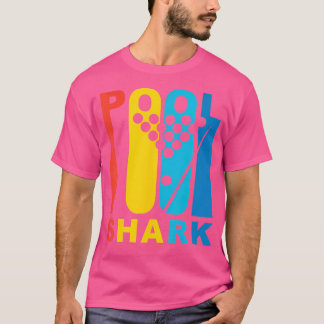 Camiseta Bilhares De Tubarões De Piscina De 1970