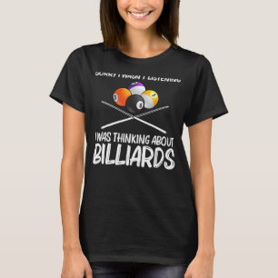 Camiseta Bilhares legal De Piscina Para Homens Brincadeira 