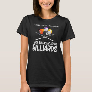 Camiseta Bilhares legal De Piscina Para Homens Brincadeira 