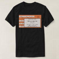 bilhete de concerto laranja