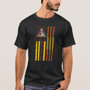 Camiseta Bilhete De Piscina Do Jogador De Bilhar Do Jogador