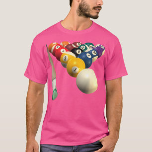 Camiseta Bilhetes da Liga de Bares da Equipe de 8 Ball